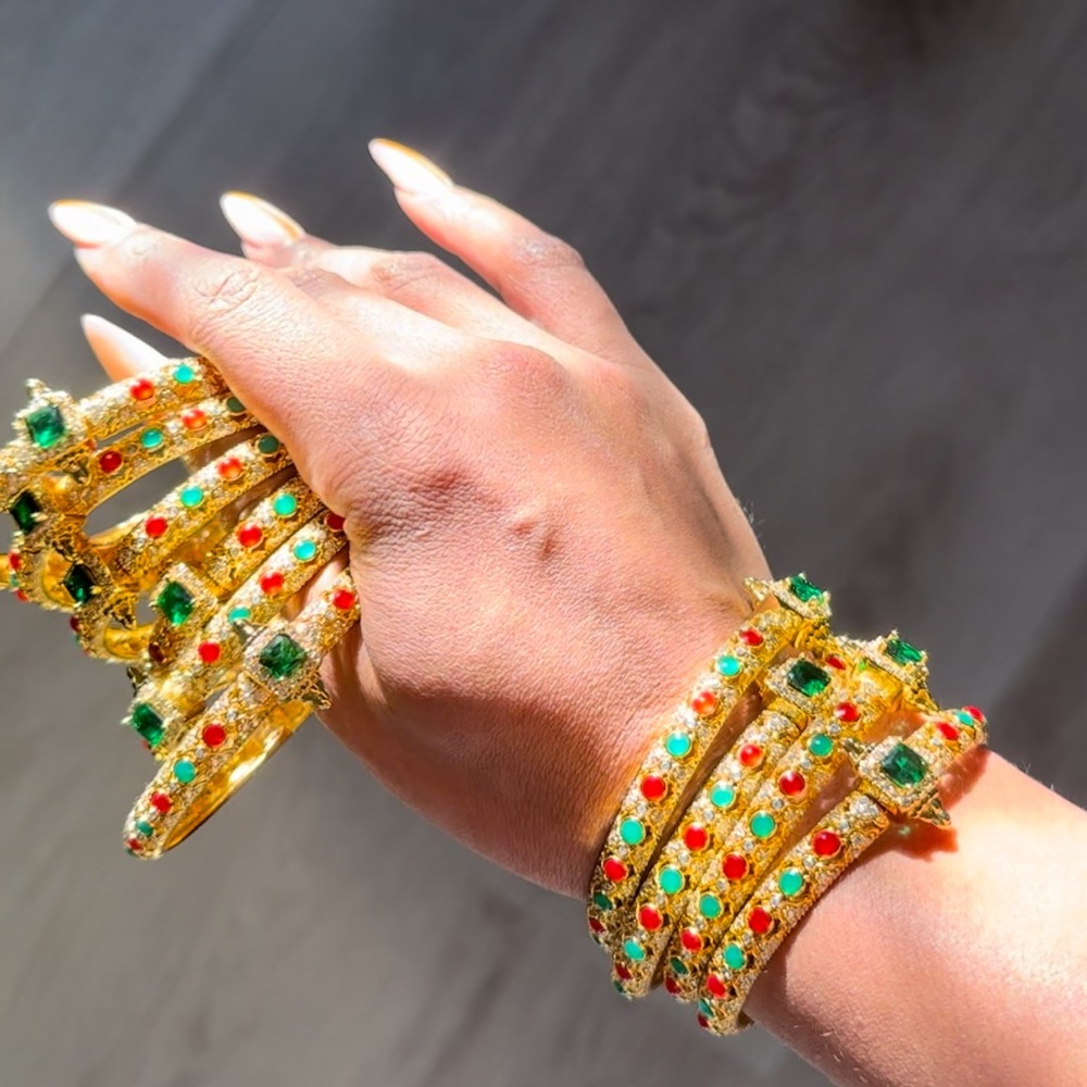 24k gold plated Diamonds Bracelet